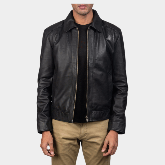 Inferno Black Leather Jacket